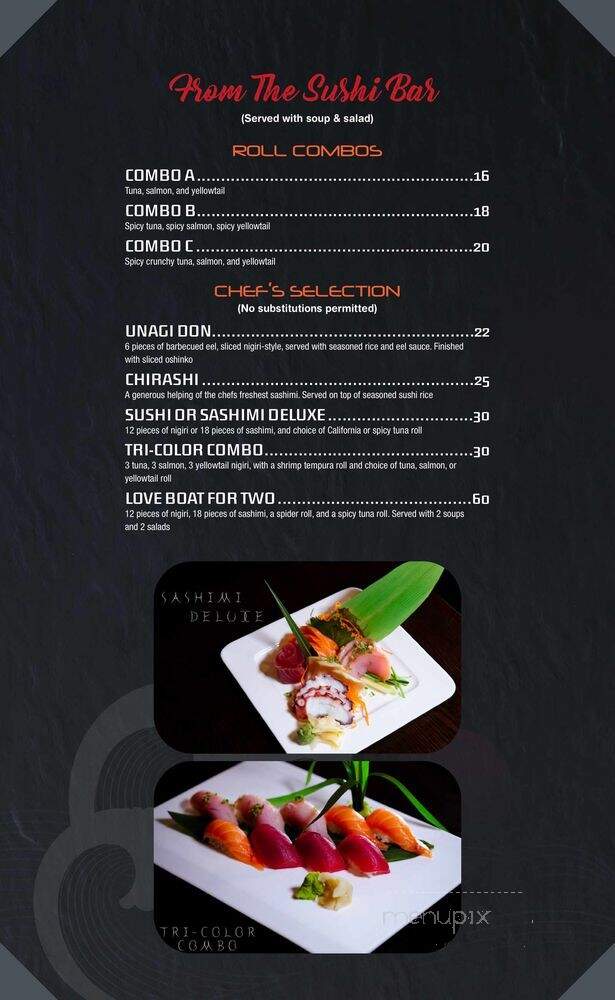 Temaki Sushi Bar - Philadelphia, PA menu_pic