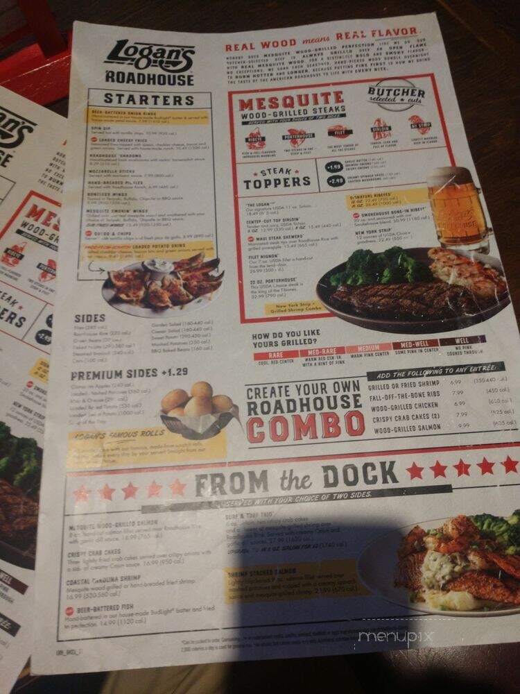 Logan's Roadhouse - Chattanooga, TN menu_pic