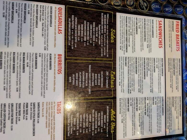 Brewhouse South - Franklin, TN menu_pic