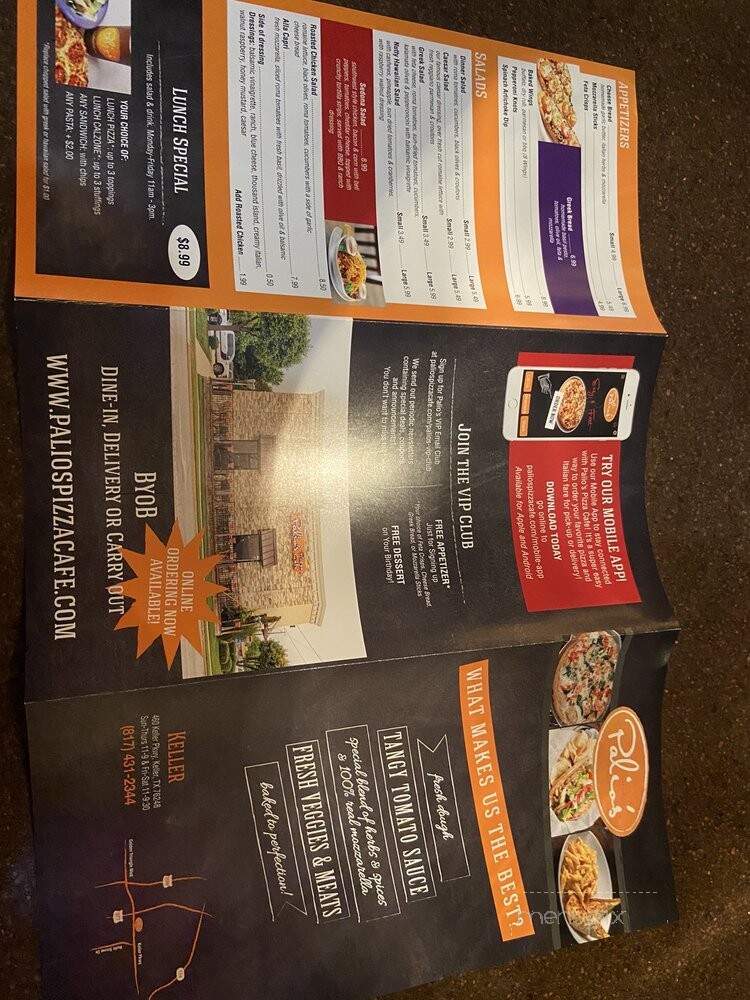 Palio's - Keller, TX menu_pic