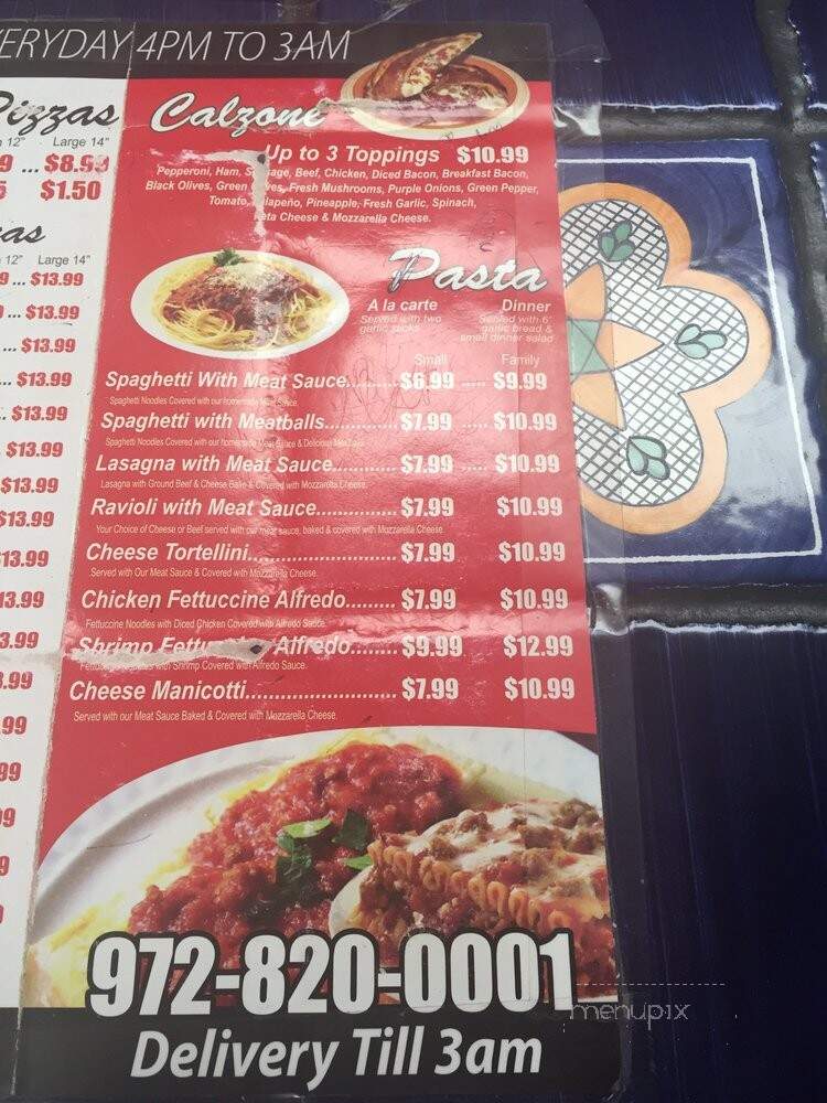 Zio Al's Pizza and Pasta - Dallas, TX