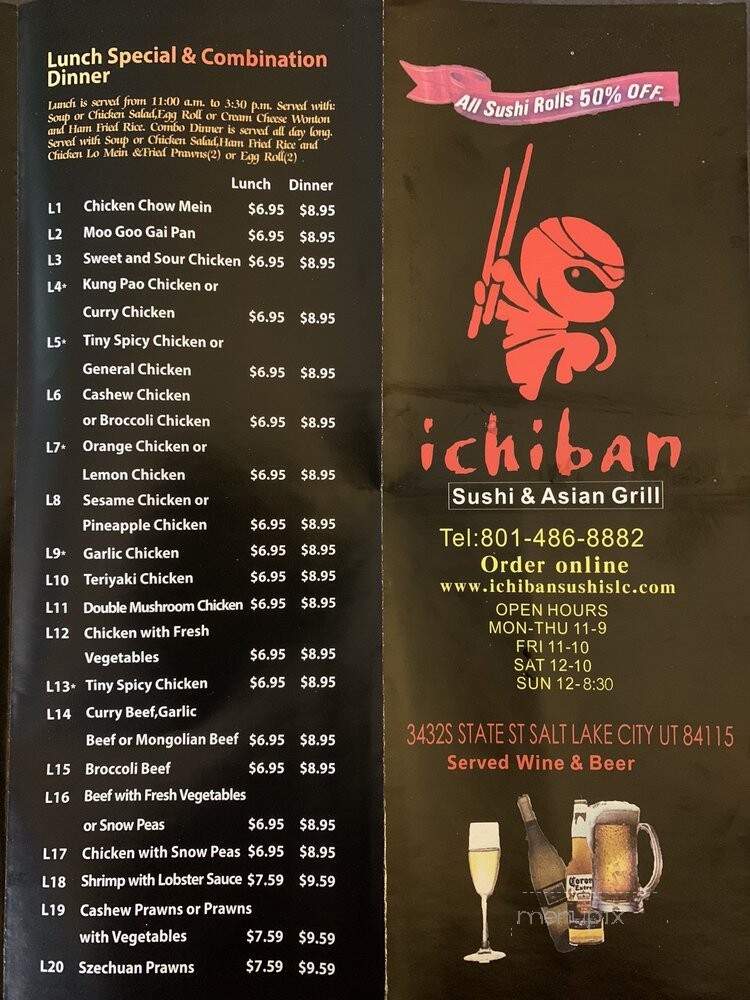 Ichiban Sushi Asian Grille - Salt Lake City, UT