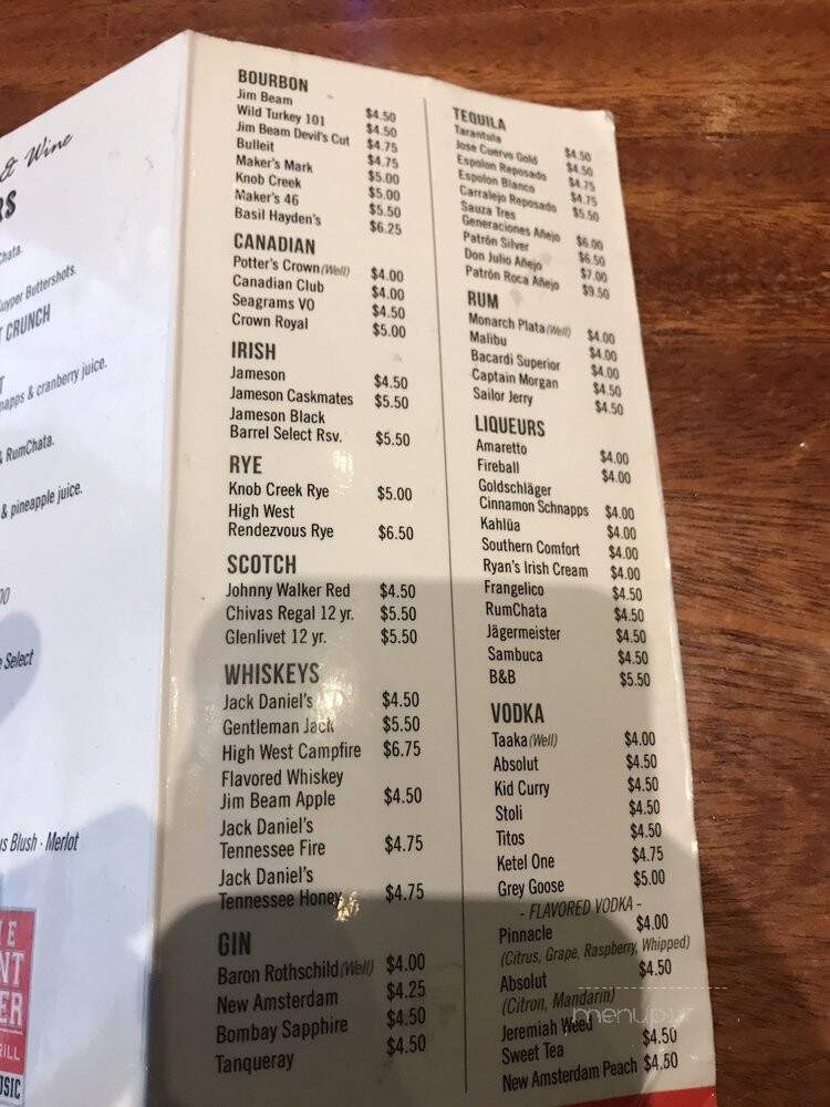 The Point After Sports Bar - Salt Lake City, UT menu_pic