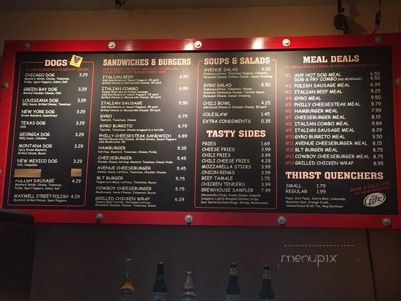 Hot Dog Avenue - Wisconsin Dells, WI menu_pic