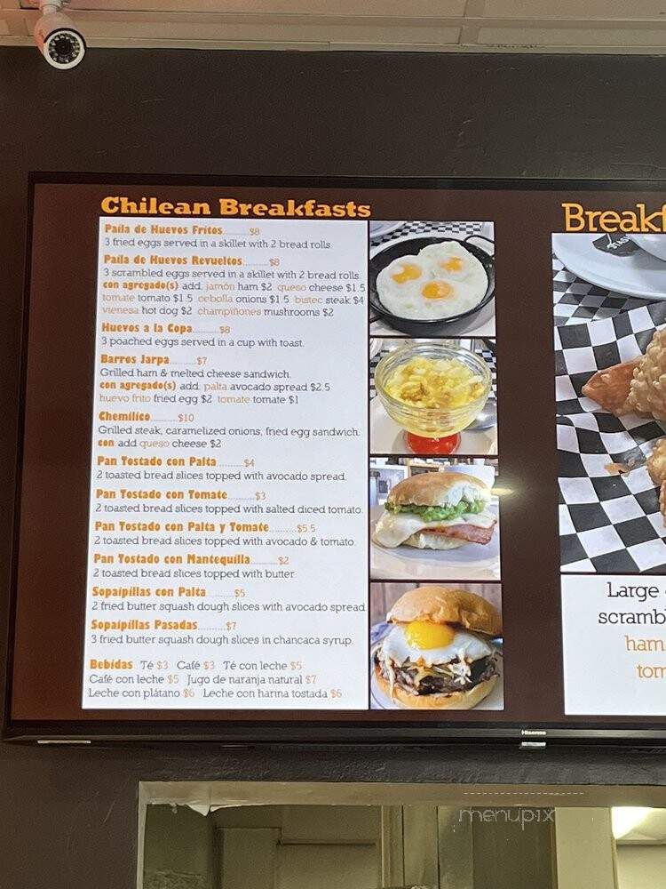 Chilenazo - Canoga Park, CA menu_pic