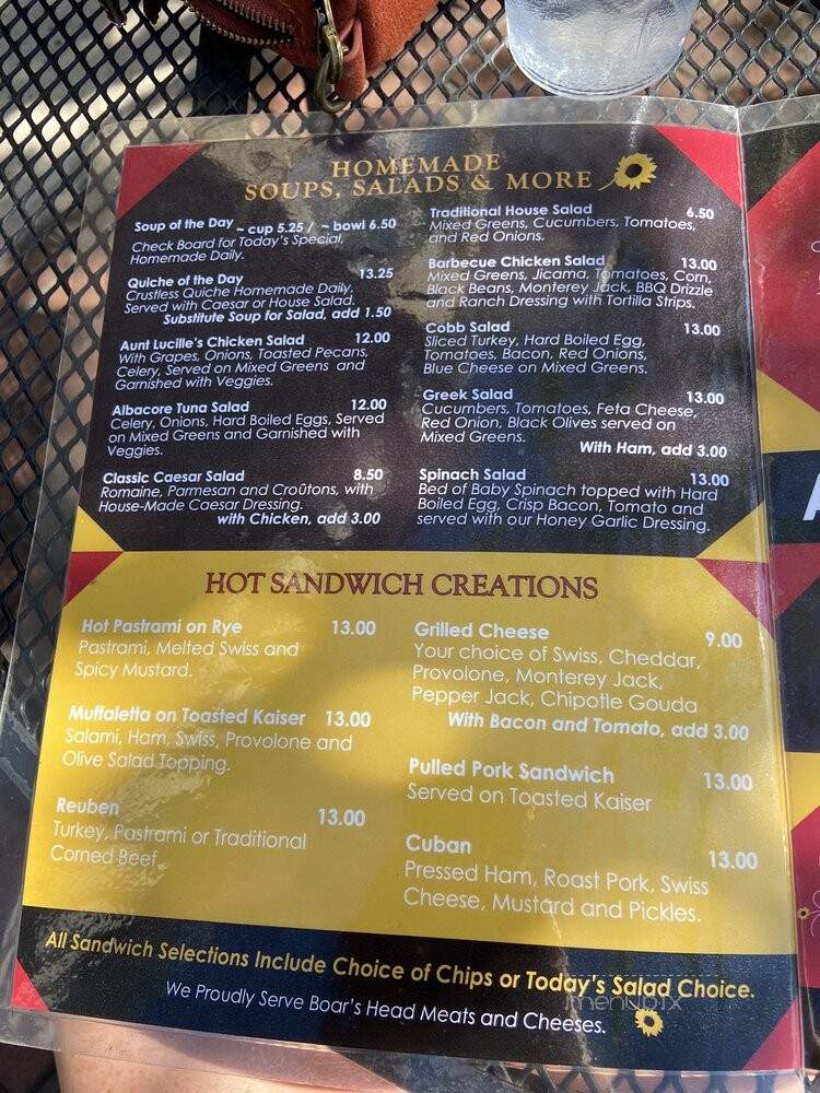 Cody's on 4th - Mount Dora, FL menu_pic