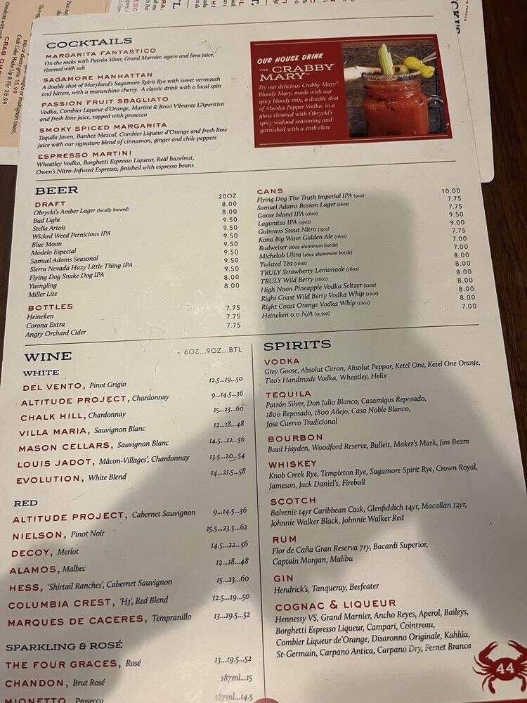 Obrycki's Restaurant and Bar - Baltimore, MD