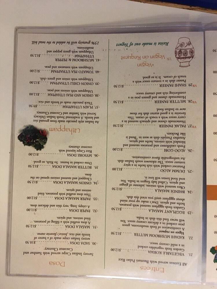Vegetarian - Saint Croix Falls, WI menu_pic
