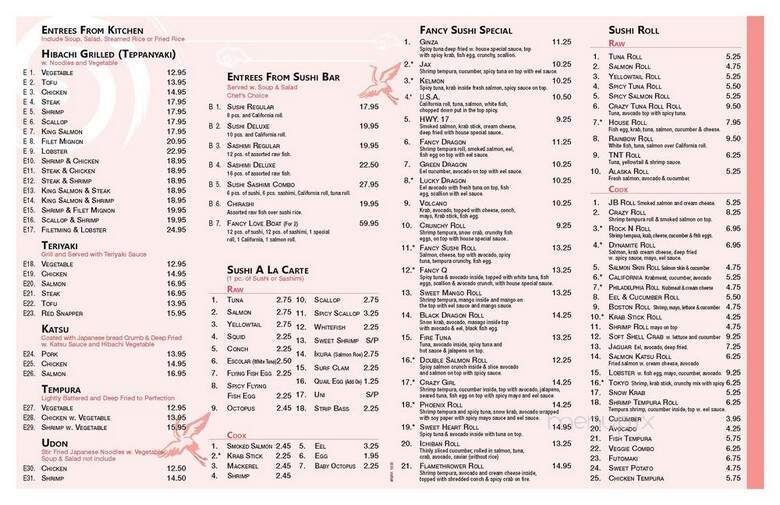 Fancy Sushi Grukk - Palm Coast, FL menu_pic