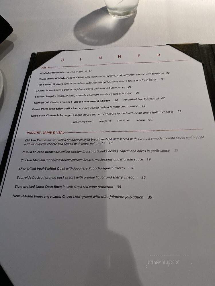 Next Wood Fired Bistro Vino Bar - Colleyville, TX menu_pic