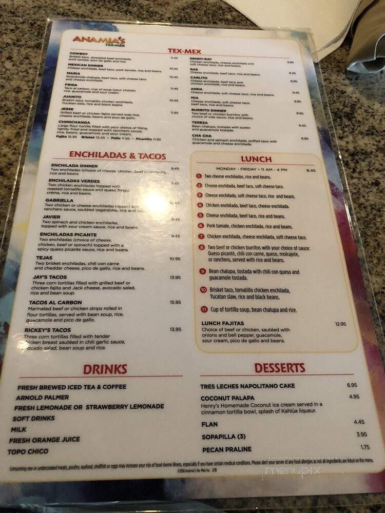 Anamia's Tex-Mex - Plano, TX