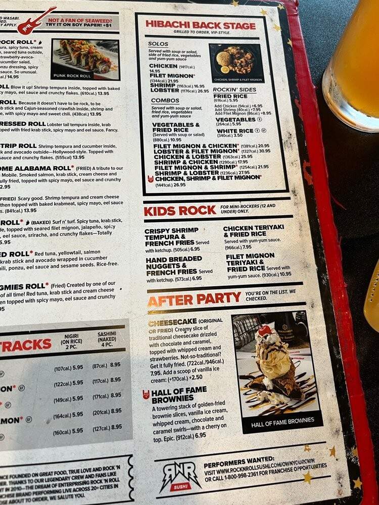 Rock-n-Roll Sushi - Trussville, AL menu_pic