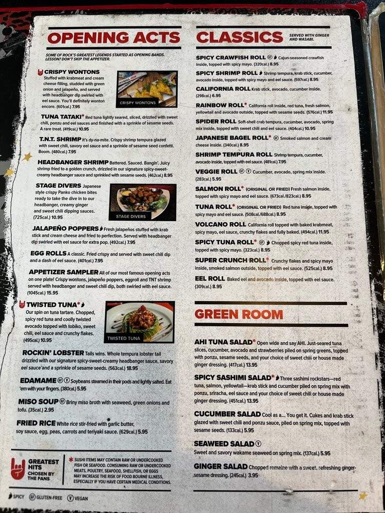 Rock-n-Roll Sushi - Trussville, AL menu_pic