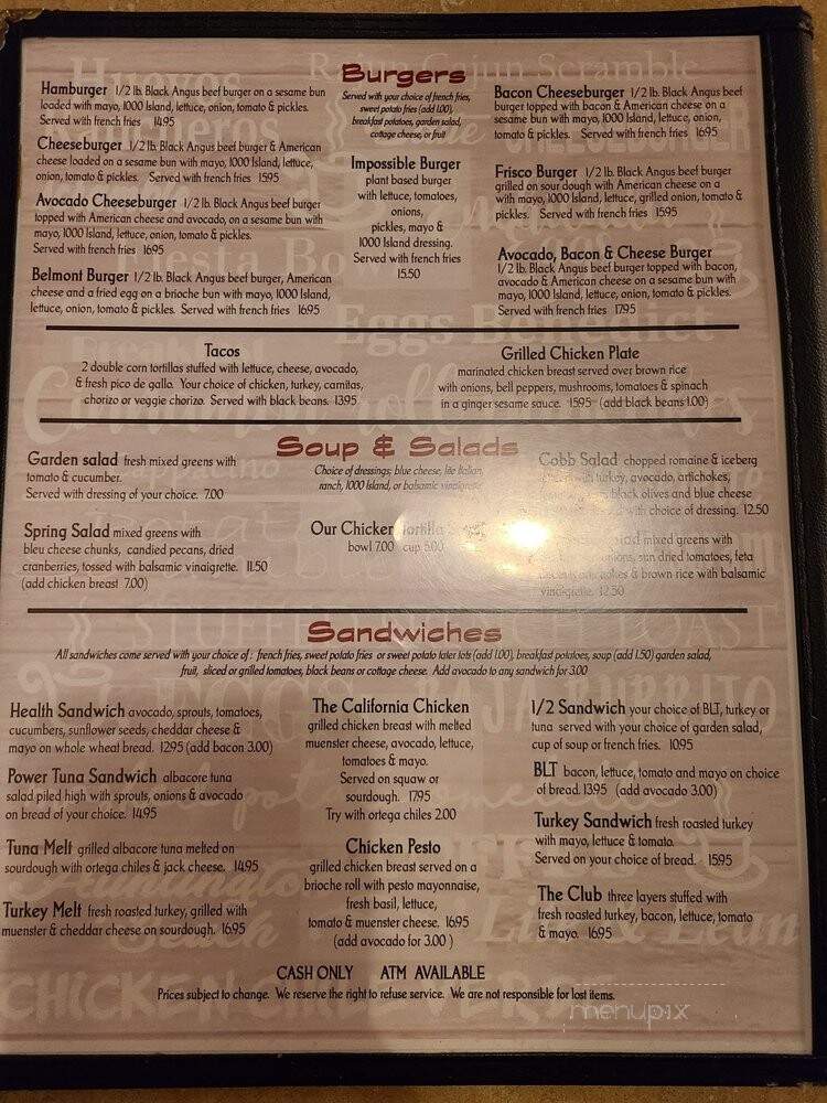 Cafe Cup - Huntington Beach, CA menu_pic