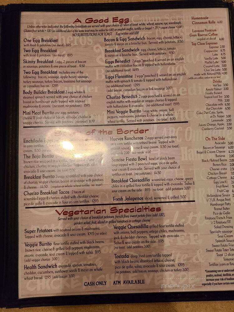 Cafe Cup - Huntington Beach, CA menu_pic