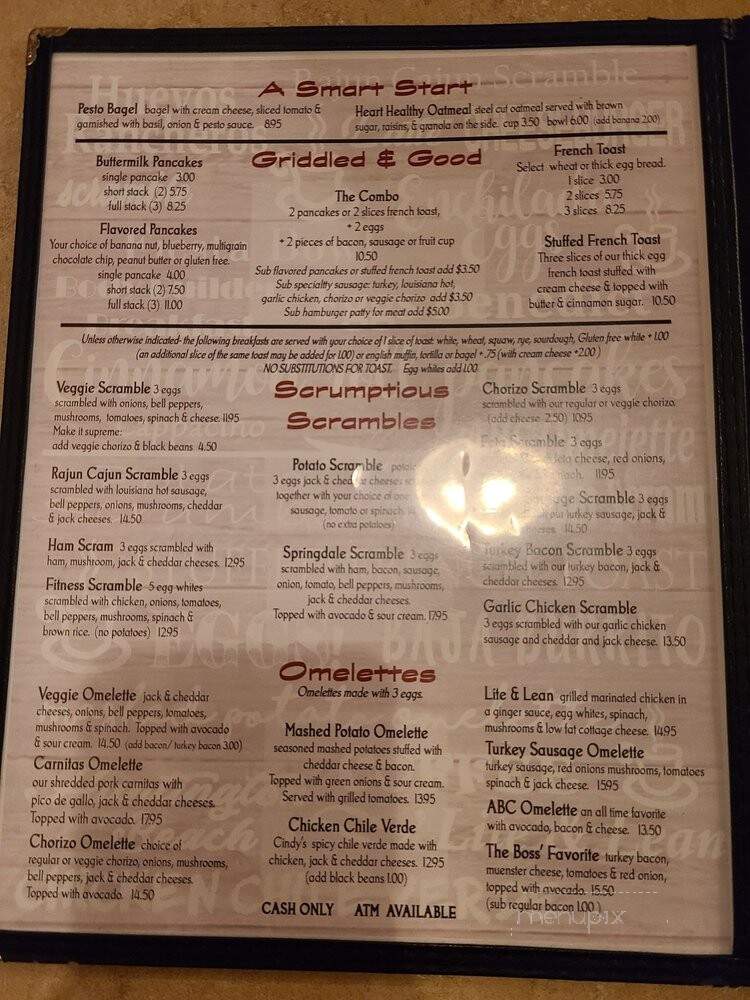 Cafe Cup - Huntington Beach, CA menu_pic