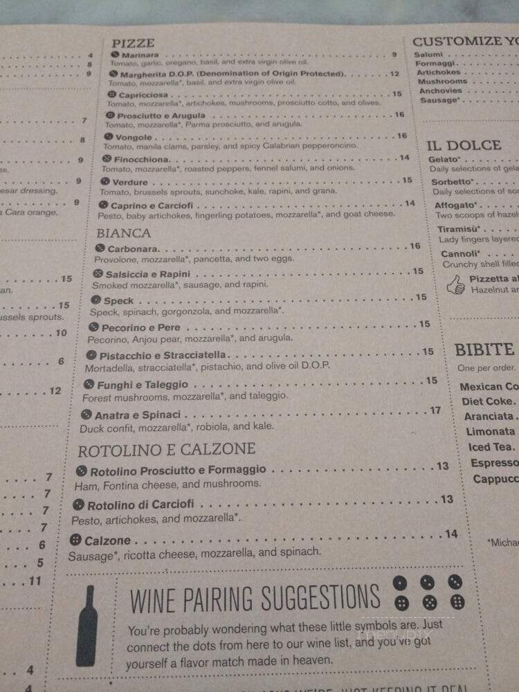 Michael's Pizzeria - Long Beach, CA menu_pic