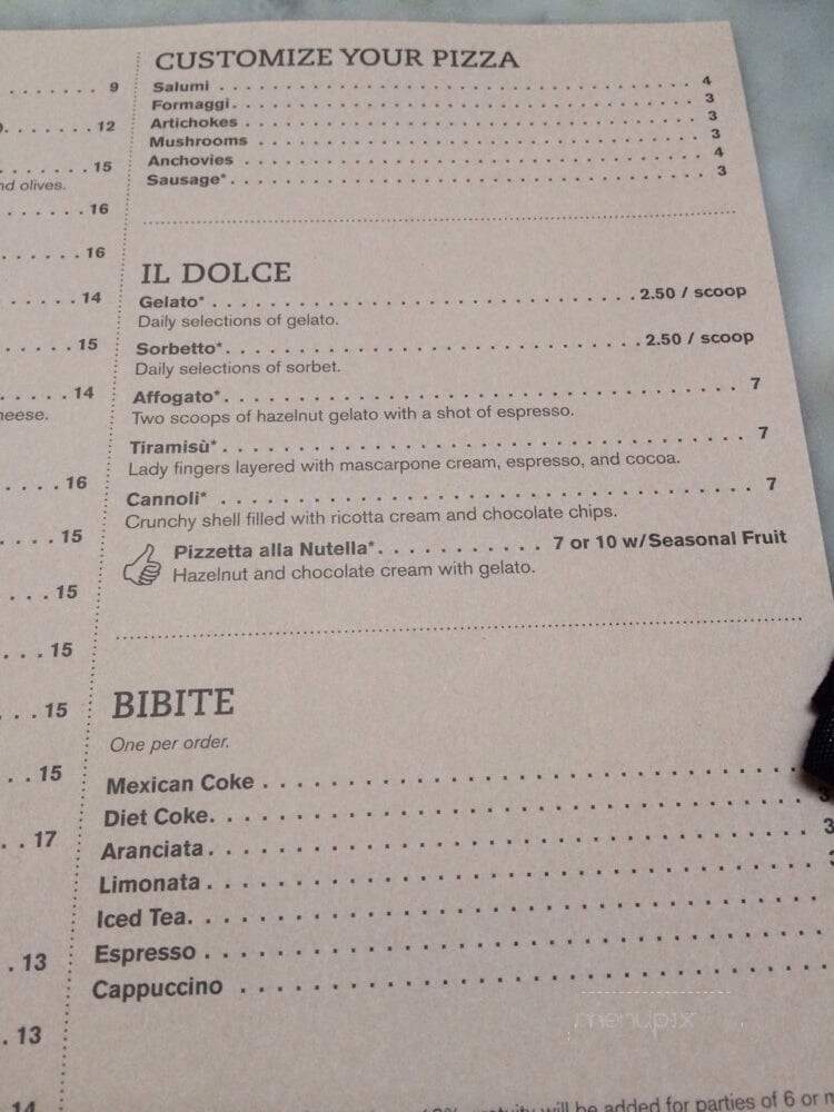 Michael's Pizzeria - Long Beach, CA menu_pic