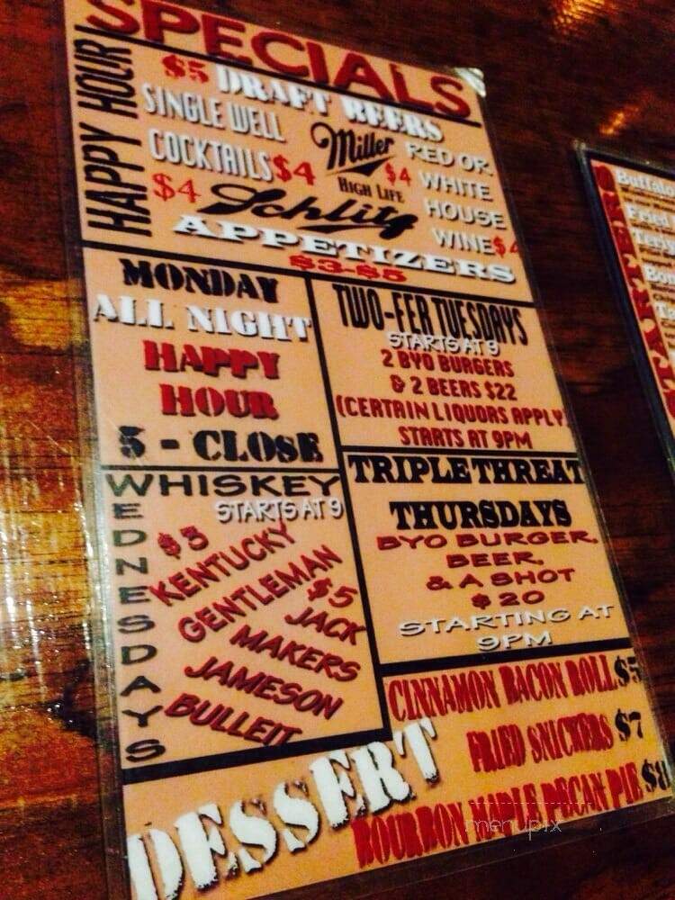 The Escondite - Los Angeles, CA menu_pic