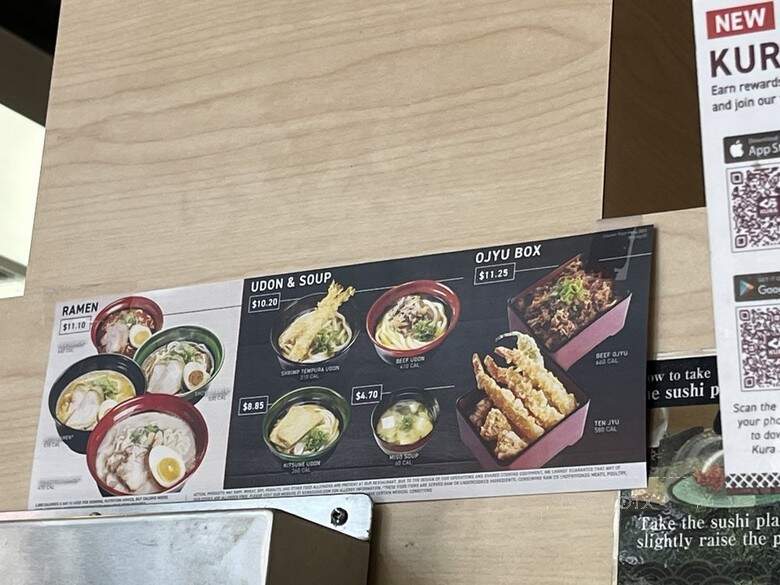 Kula Revolving Sushi Bar - Los Angeles, CA menu_pic