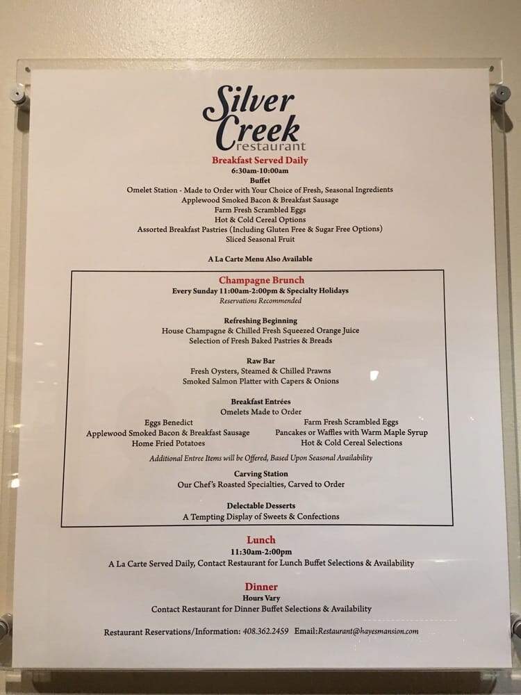 Silver Creek Restaurant - San Jose, CA
