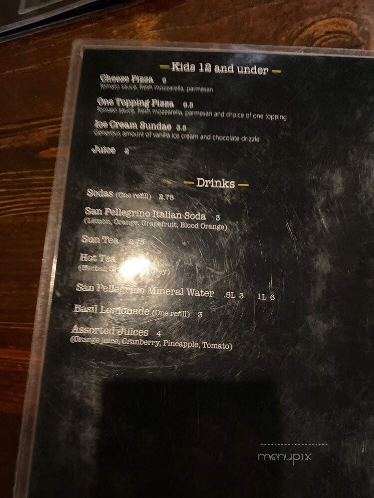 Fired Up Pizzeria - Durango, CO menu_pic