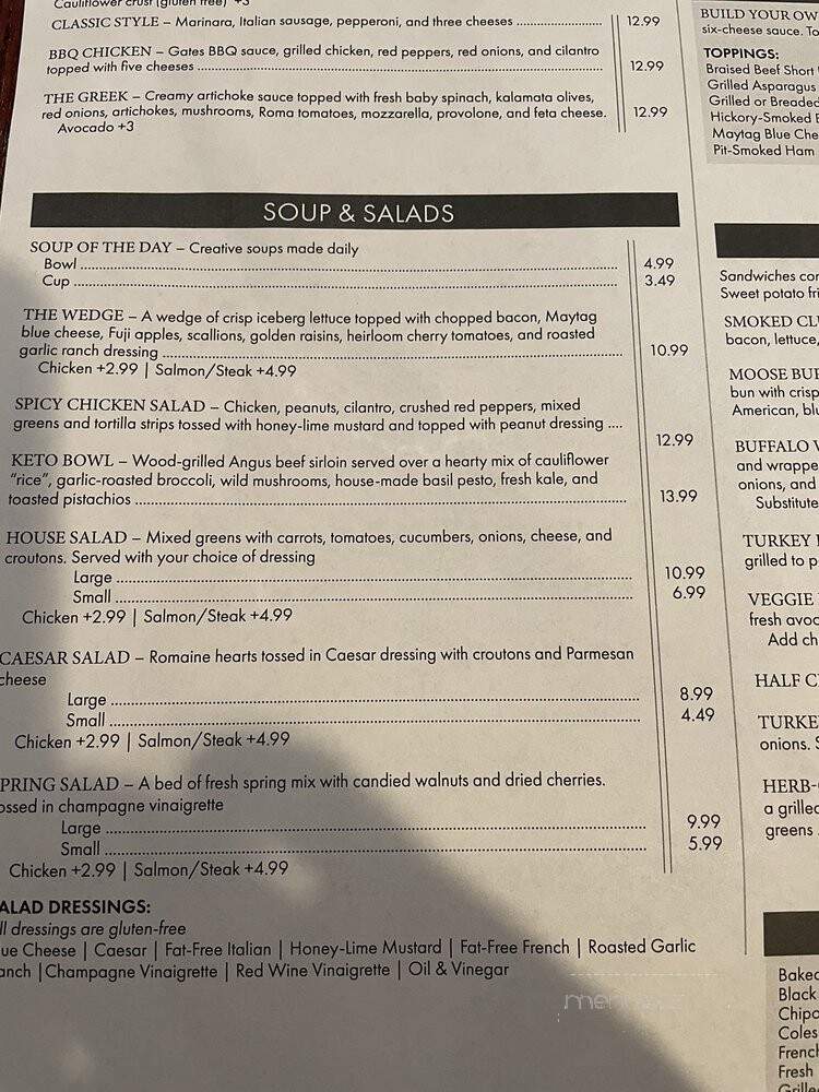Blue Moose - Topeka, KS menu_pic