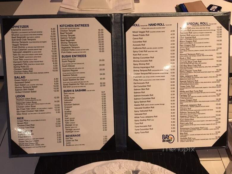 Bayavesushi - Somers Point, NJ menu_pic