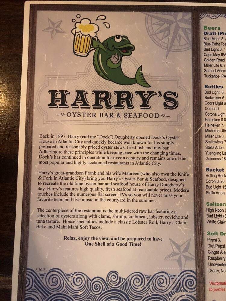 Harry's Oyster Bar - Margate City, NJ