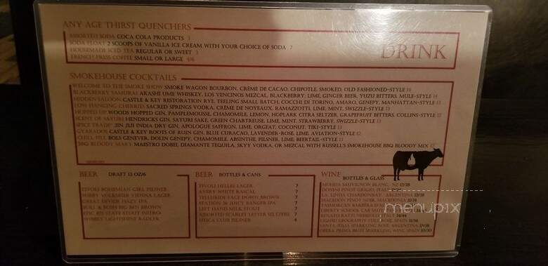Russell's Smoke House - Denver, CO menu_pic