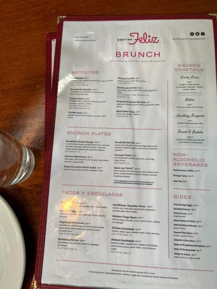 La Calaca Feliz - Philadelphia, PA menu_pic
