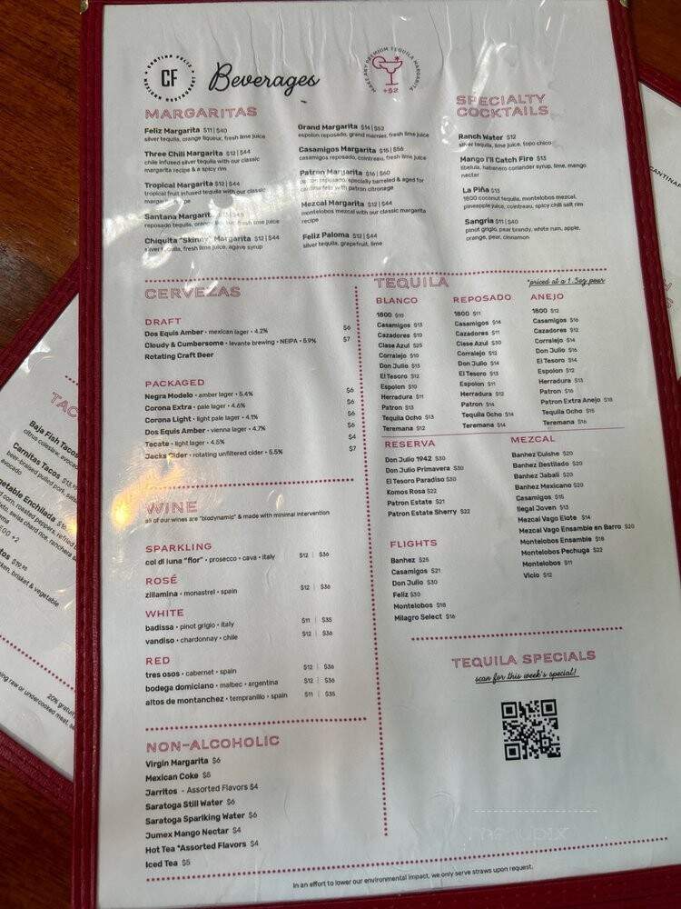 La Calaca Feliz - Philadelphia, PA menu_pic