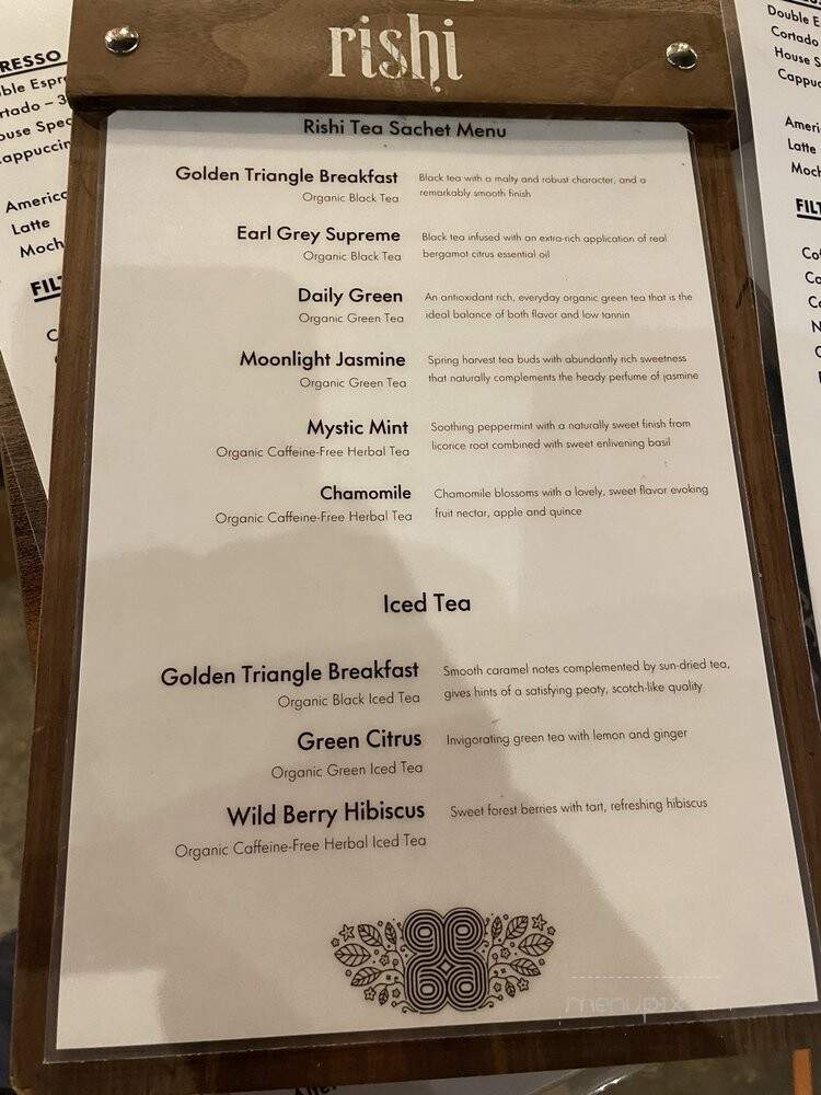 Ozo Coffee - Boulder, CO menu_pic