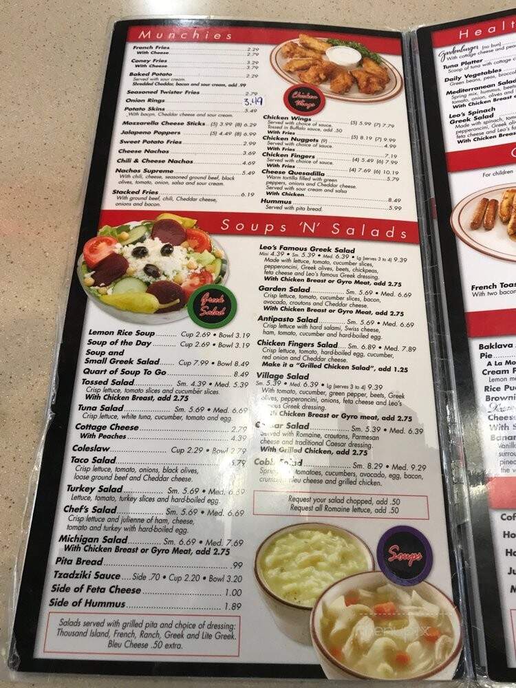 Leo's Coney Island - Shelby Township, MI menu_pic