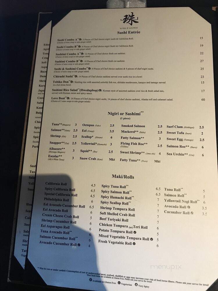 Ju - Grand Rapids, MI menu_pic