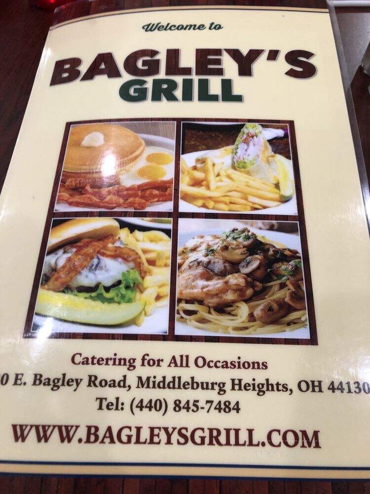 Bagley Road Grill - Cleveland, OH menu_pic