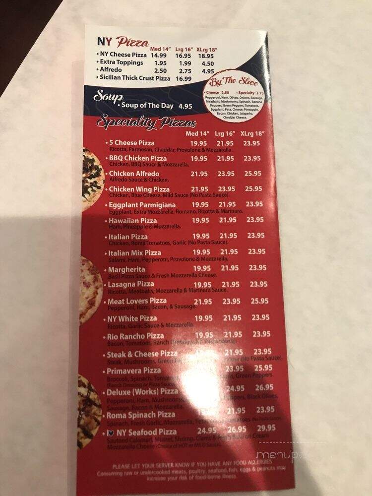 I Love NY Pizza - Clermont, FL menu_pic
