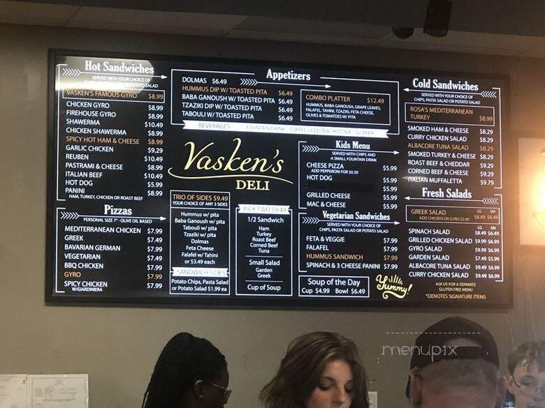 Vasken's International Deli - Branson, MO menu_pic