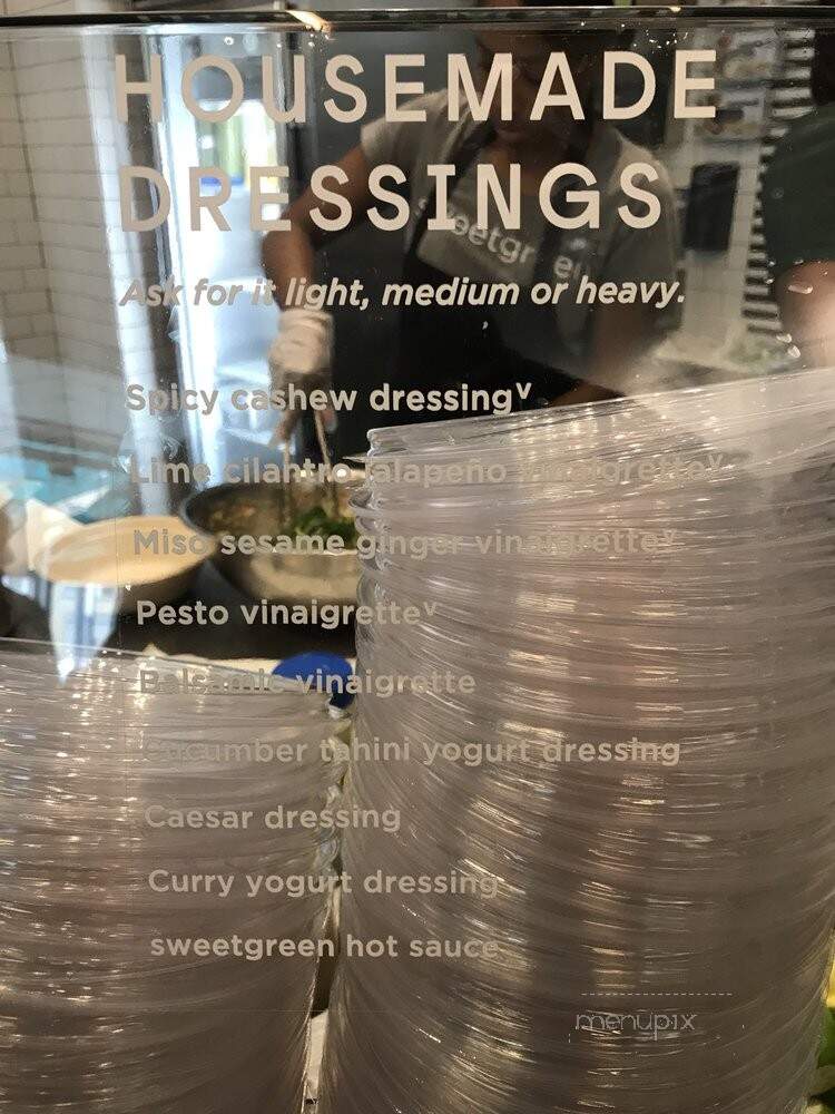 sweetgreen - Washington, DC menu_pic