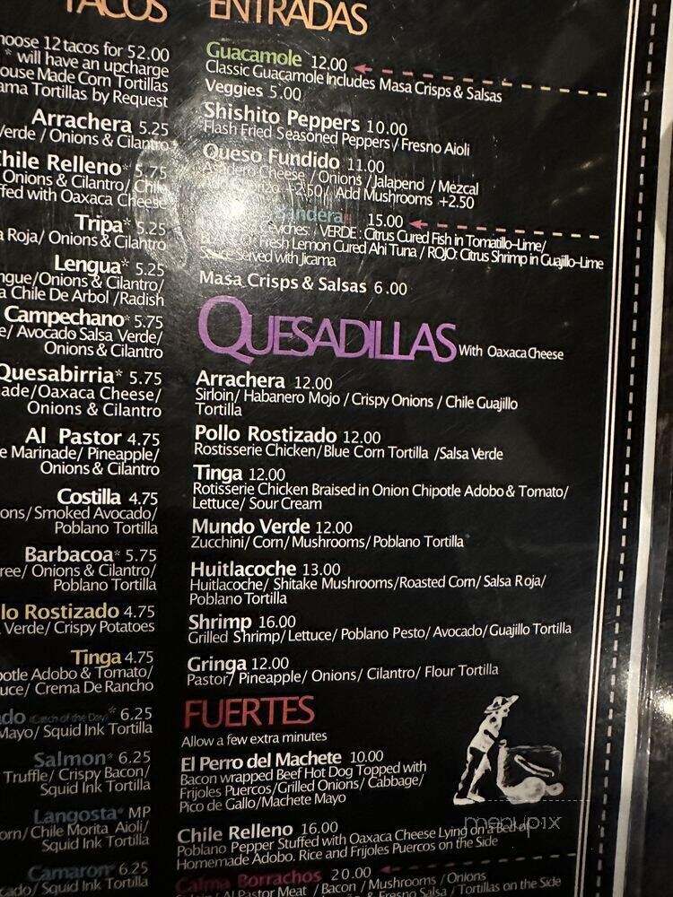 Machete - Denver, CO menu_pic
