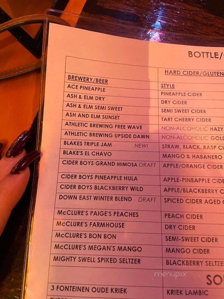 Twenty Taps - Indianapolis, IN menu_pic