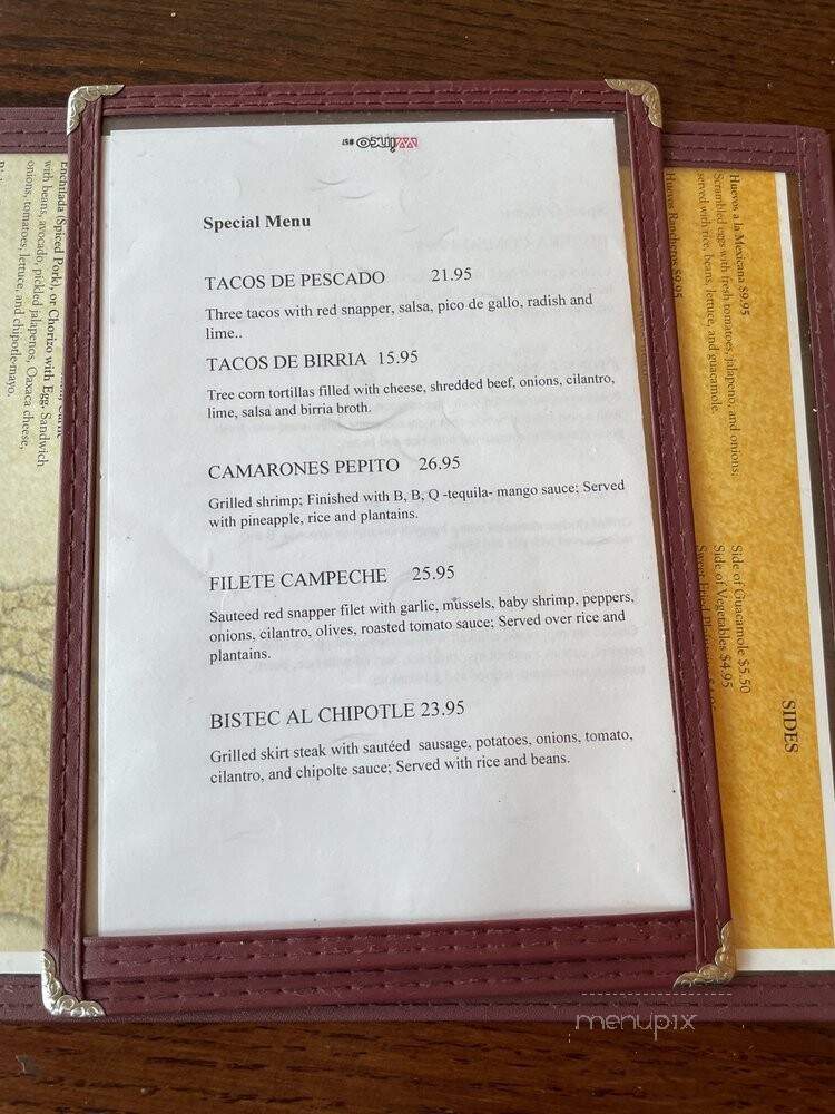 Riviera Maya Mexican Cuisine - Bogota, NJ menu_pic