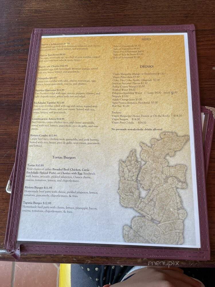 Riviera Maya Mexican Cuisine - Bogota, NJ menu_pic