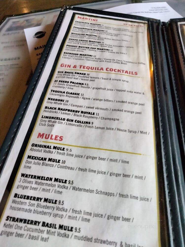 Santoras Pizza Pub and Grill - Williamsville, NY menu_pic