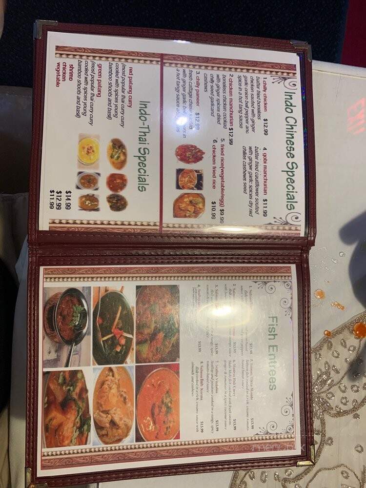 The New Taste of India - La Crosse, WI menu_pic