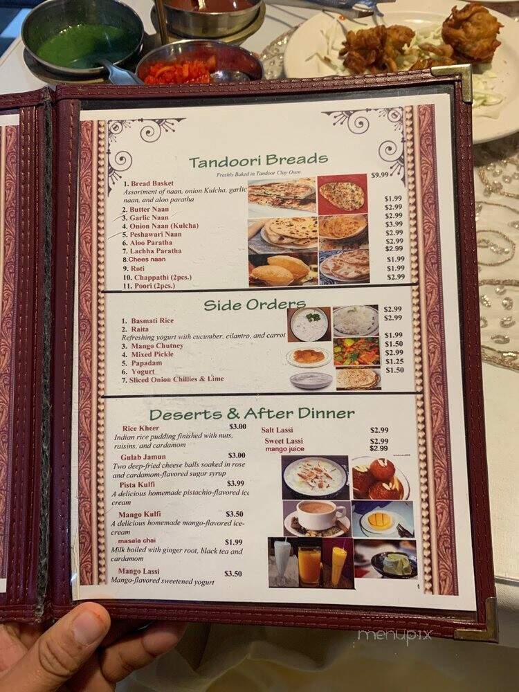 The New Taste of India - La Crosse, WI menu_pic