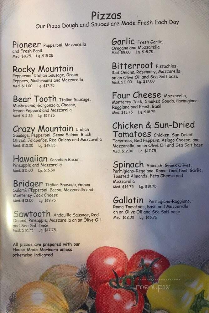Bullman's Pizza - Billings, Mt menu_pic