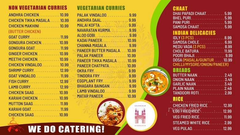 Hyderabad Biryani House - San Ramon, CA menu_pic