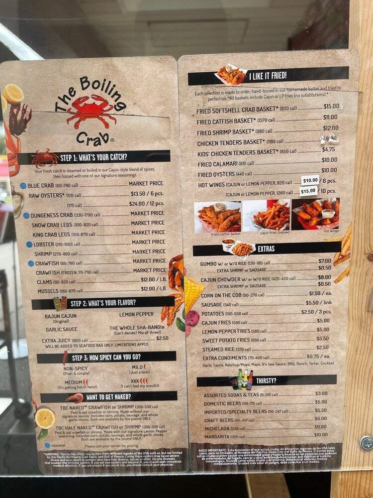 The Boiling Crab Brookhurst - Garden Grove, CA menu_pic