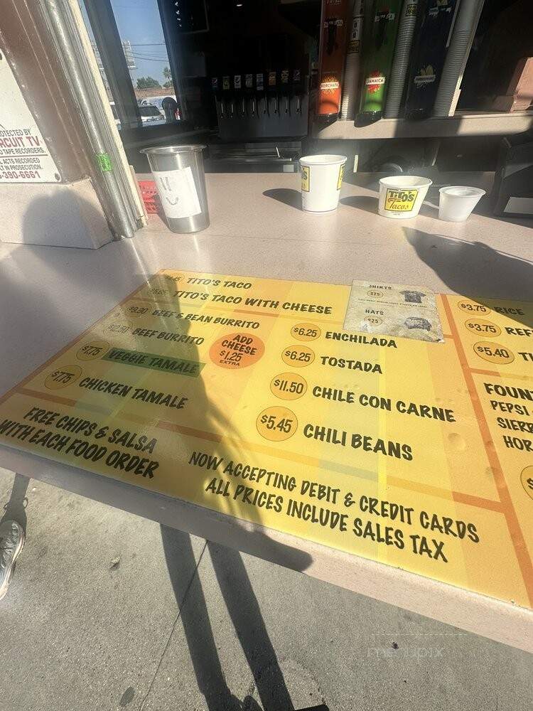 Tito's Tacos - Medina, NY menu_pic